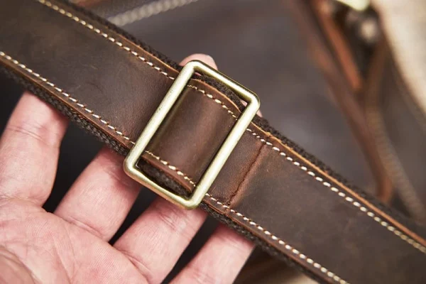 Small Messenger Bag Crossbody Leather For Men - Image 11