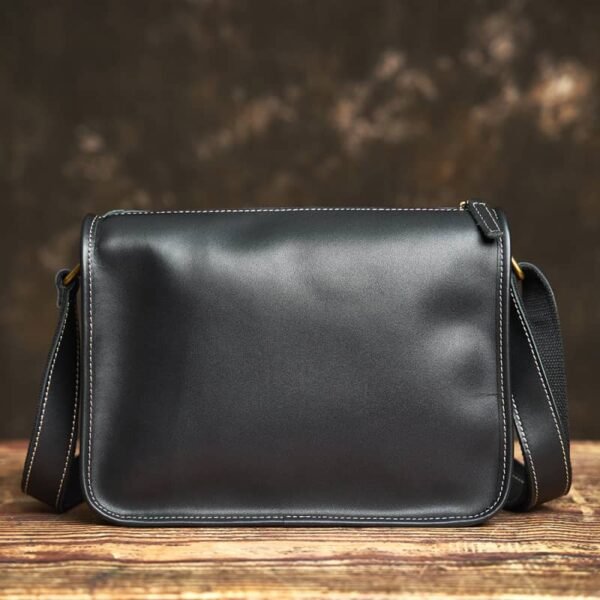 Handmade Leather Messenger Bag | Leather Shoulder Bag - Image 15