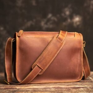 Handmade Leather Messenger Bag | Leather Shoulder Bag