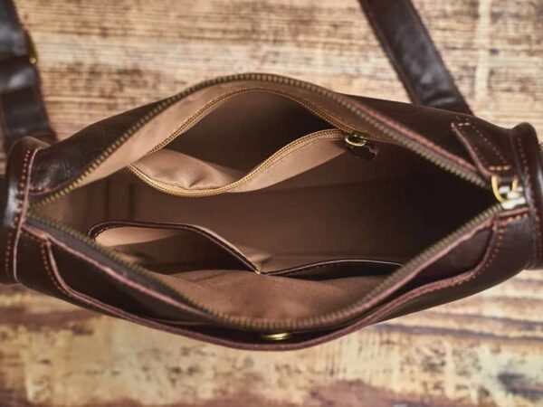 Handmade Leather Messenger Bag | Leather Shoulder Bag - Image 9