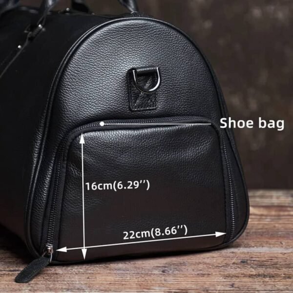 Leather Large Weekender Travel Bag | Leather Tote Bag Supplier - Image 15