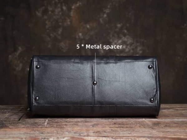Leather Large Weekender Travel Bag | Leather Tote Bag Supplier - Image 5