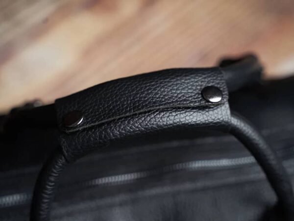 Leather Large Weekender Travel Bag | Leather Tote Bag Supplier - Image 14