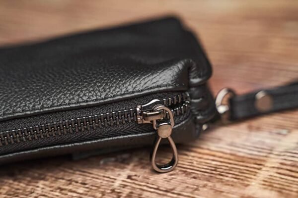 Vintage Mini Leather Clutch bag | Handmade Leather Wallet Supplier - Image 12