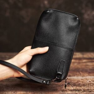 Vintage Mini Leather Clutch bag | Handmade Leather Wallet Supplier