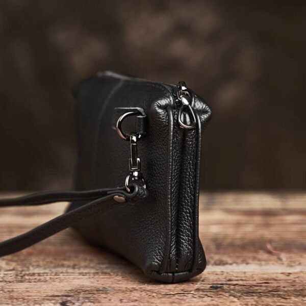 Vintage Mini Leather Clutch bag | Handmade Leather Wallet Supplier - Image 6