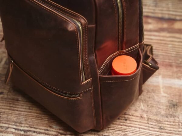 Handmade Men Leather Backpack | Vintage Classic Backpack - Image 14