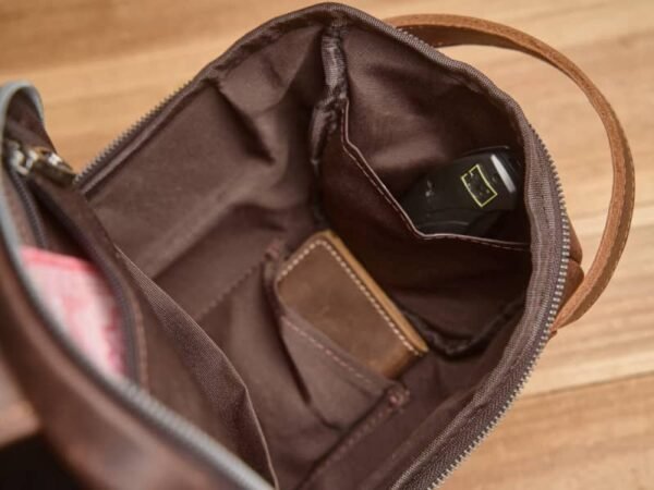 Leather Sling Bag l Chest Bag - Image 13