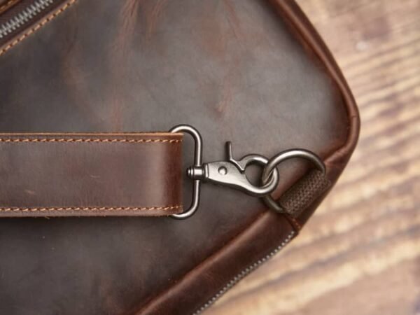 Leather Sling Bag l Chest Bag - Image 10