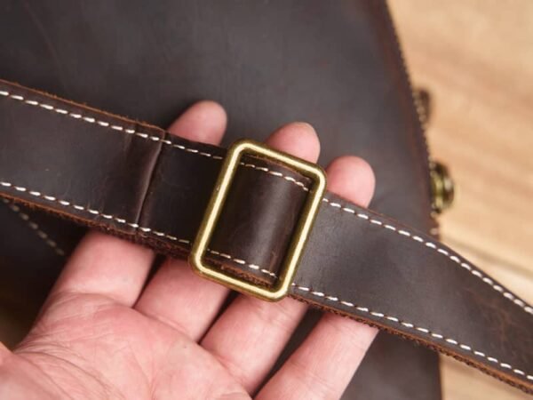 Leather Sling Bag | Leather Chest Bag - Image 14