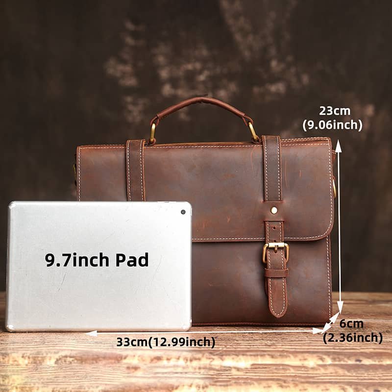 Vintage Small Leather Handbag | Large Crossbody Bag 19 vintage leather handbag bag 18 4