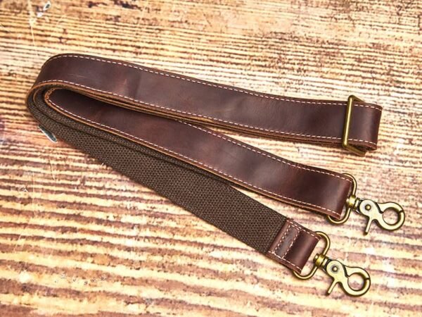 Vintage Leather Handbag | Vertical Genuine Leather Tote Bag - Image 13