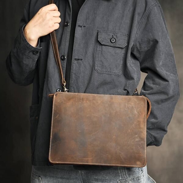 Ultra Slim Tablet Messenger Bag | Leather Bags Supplier - Image 8