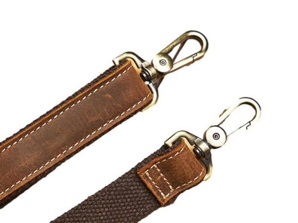 Vintage Mini Leather Shoulder Bag | Leather Fanny Pack - Image 15