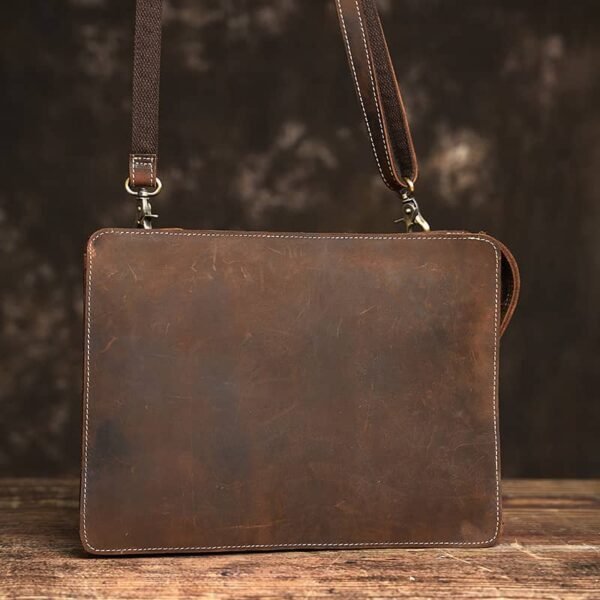 Ultra Slim Tablet Messenger Bag | Leather Bags Supplier - Image 3