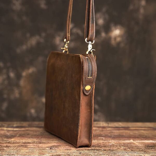 Ultra Slim Tablet Messenger Bag | Leather Bags Supplier - Image 6