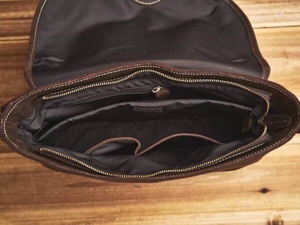 Leather Large Crossbody Bag | Men's Leather Bags Supplier - Image 14