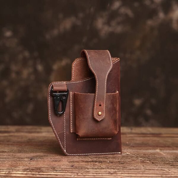 Retro Leather Fanny Pack Supplier - Image 3