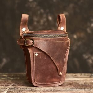 Vintage Large Leather Fanny Pack | Handmade Leather Waist Bag Wholesalers