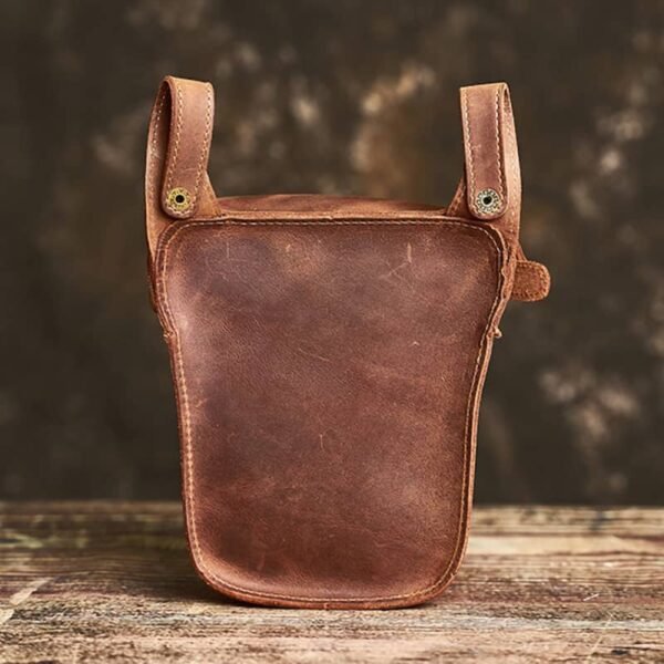 Vintage Large Leather Fanny Pack | Handmade Leather Waist Bag Wholesalers - Image 4