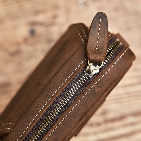 Retro Leather Waist Bag | Leather Mini Shoulder Bag Supplier - Image 12