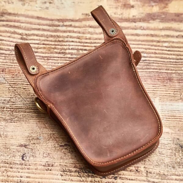 Vintage Large Leather Fanny Pack | Handmade Leather Waist Bag Wholesalers - Image 11