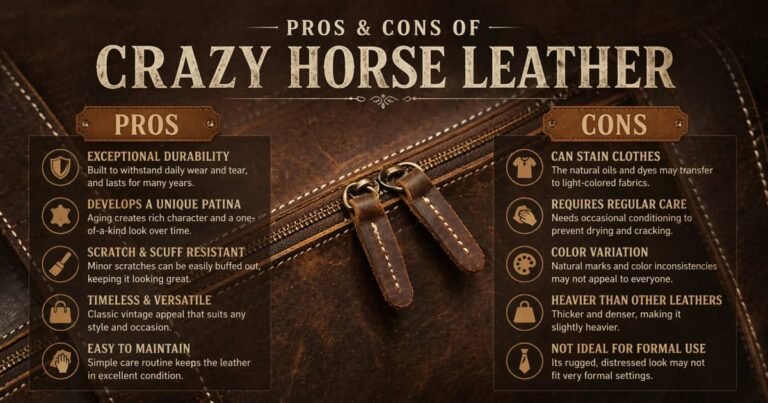 Pros and Cons of Crazy Horse Leather: A Complete Guide Before You Buy