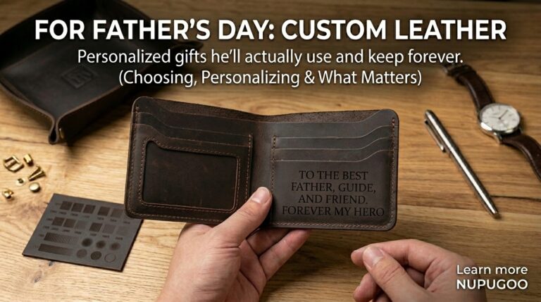 Custom Leather Bags for Father’s Day: What to Choose and What to Engrave