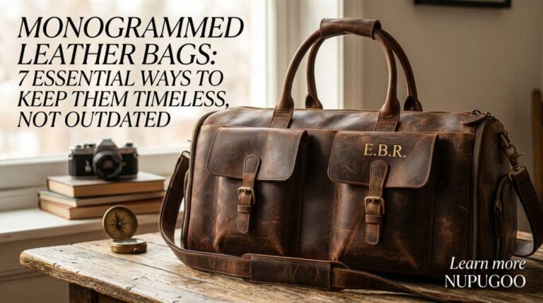 Monogrammed Leather Bags: 7 Essential Ways to Keep Them Timeless, Not Outdated